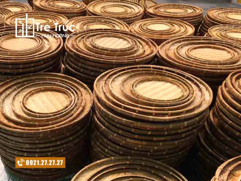 Địa chỉ bán rổ rá tre các loại giá rẻ tại TP.HCM - Tre Túc Huy Hoàng