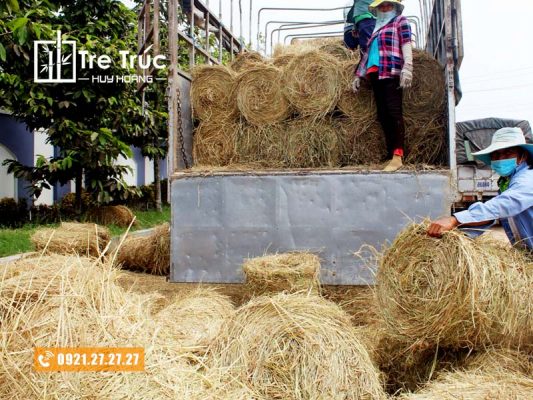 Địa chỉ mua bán rơm cuộn trang trí, rơm khô giá rẻ tại TP.HCM