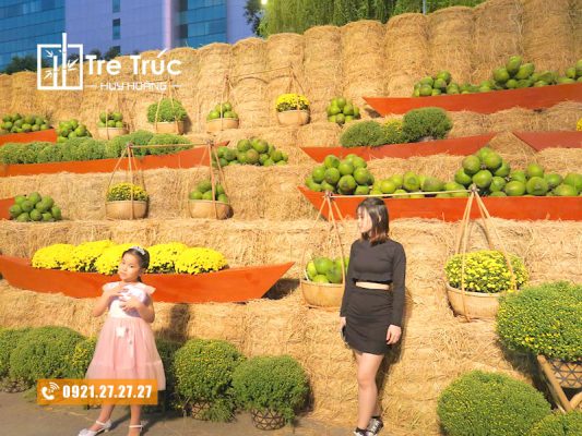 Địa chỉ mua bán rơm cuộn trang trí, rơm khô giá rẻ tại TP.HCM