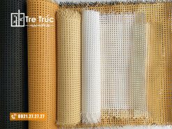 Màu sắc của mây mắt cáo nhựa gồm có 4 màu thông dụng: đen, vàng, kem và trắng