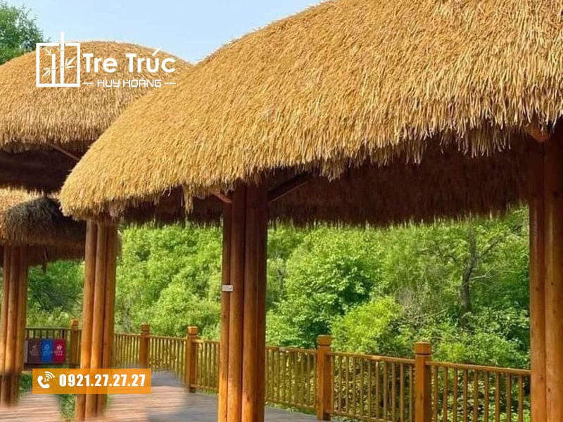 Rơm nhân tạo lợp mái