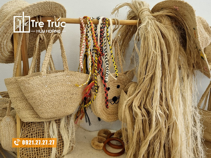 Sợi xơ chuối trong thủ công mỹ nghệ
