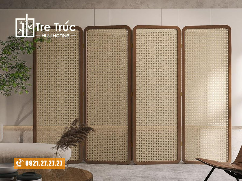 Bình phong mây mắt cáo