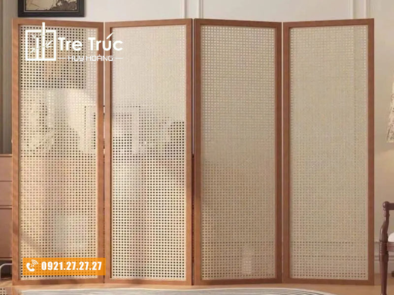 Bình phong mây mắt cáo