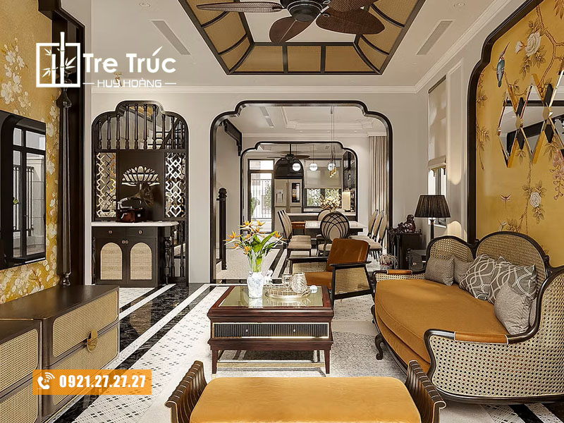 Mây trong phong cách đông dương