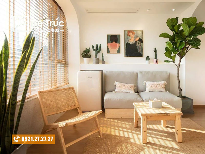 Mây trong phong cách tối giản