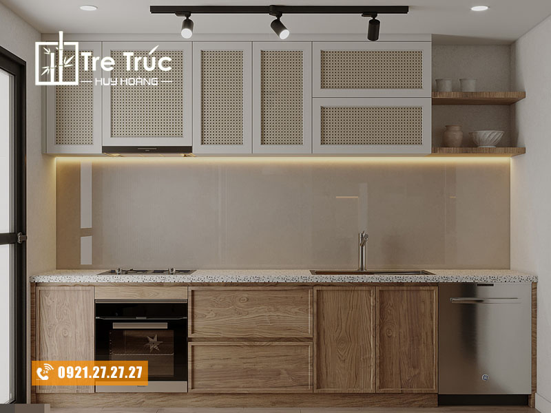 Tủ bếp cánh mây phù hợp với loại gỗ nào