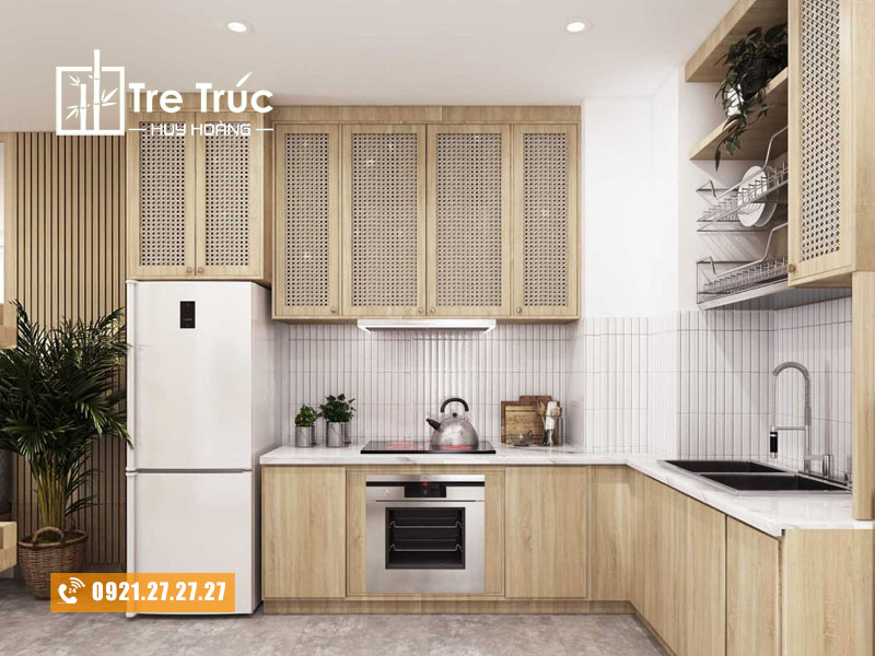 Tủ bếp cánh mây