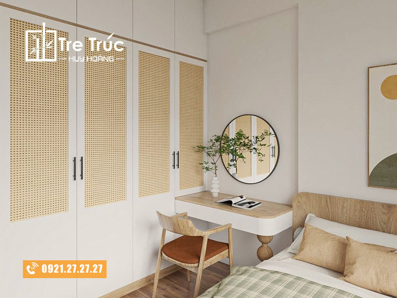 Tủ quần áo cánh mây âm tường