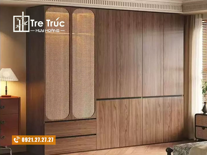 Tủ quần áo kịch trần cánh mây