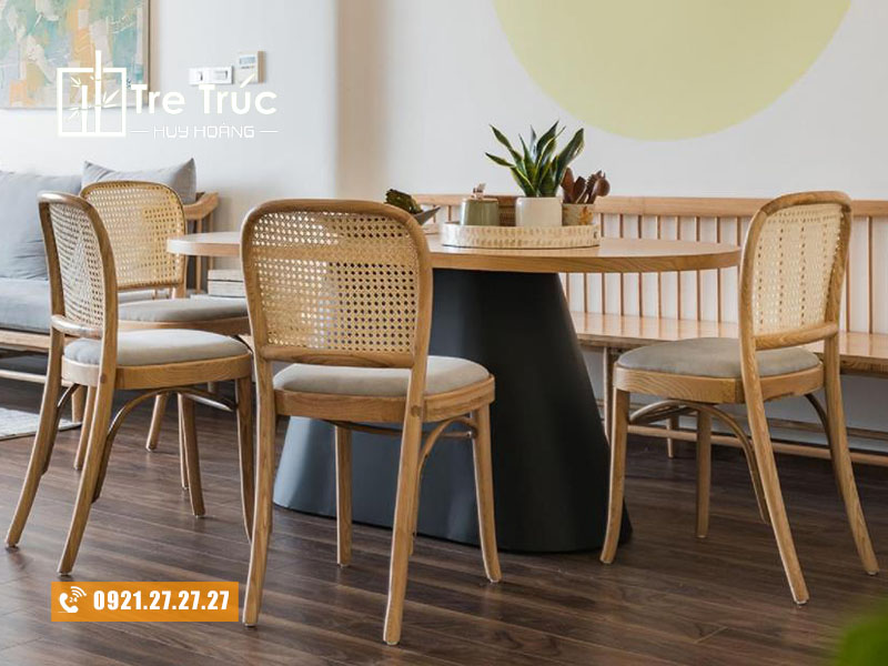 Ghế mây mắt cáo