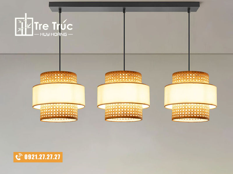 Đèn mây mắt cáo thả trần