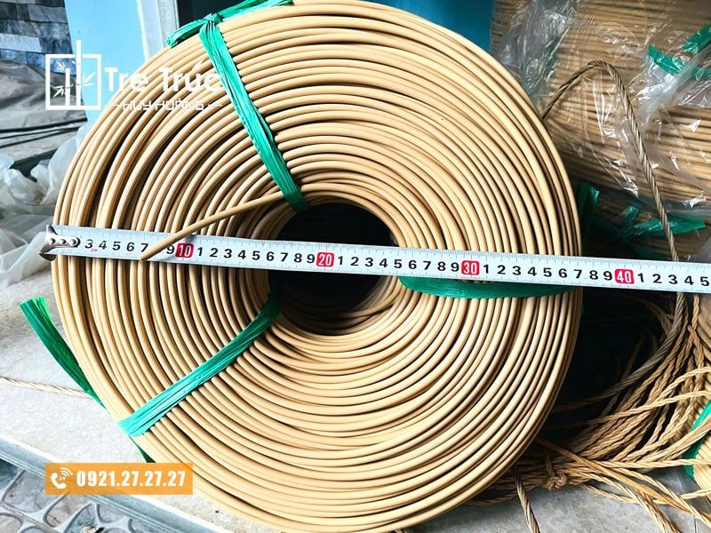 day nhua gia may tron 2 Dây nhựa giả mây tròn
