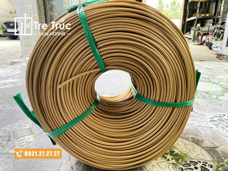 Dây nhựa giả mây tròn Dây nhựa giả mây tròn